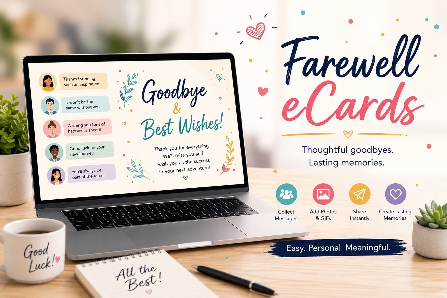 leaving cards