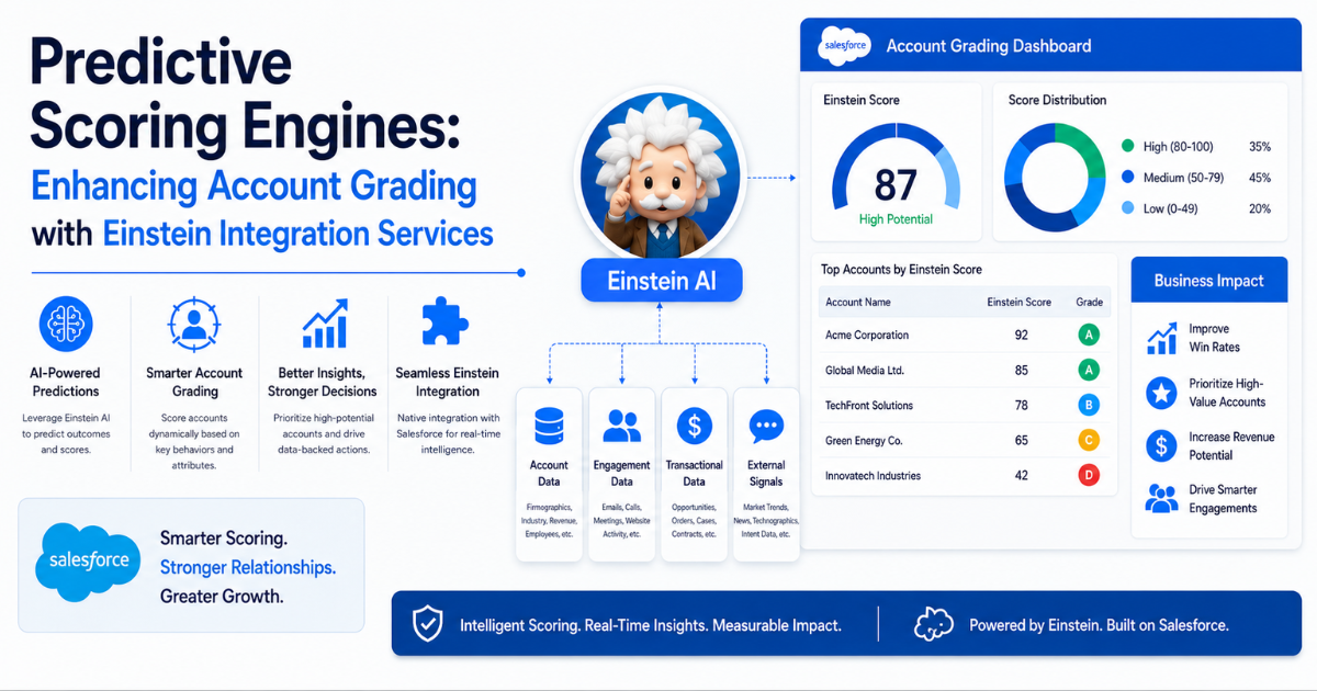 Predictive Scoring Engines Enhancing Account Grading with Einstein Integration Services