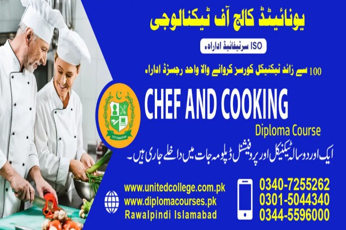 A chef instructs students in a cooking course, showcasing traditional Pakistani cuisine techniques and ingredients.