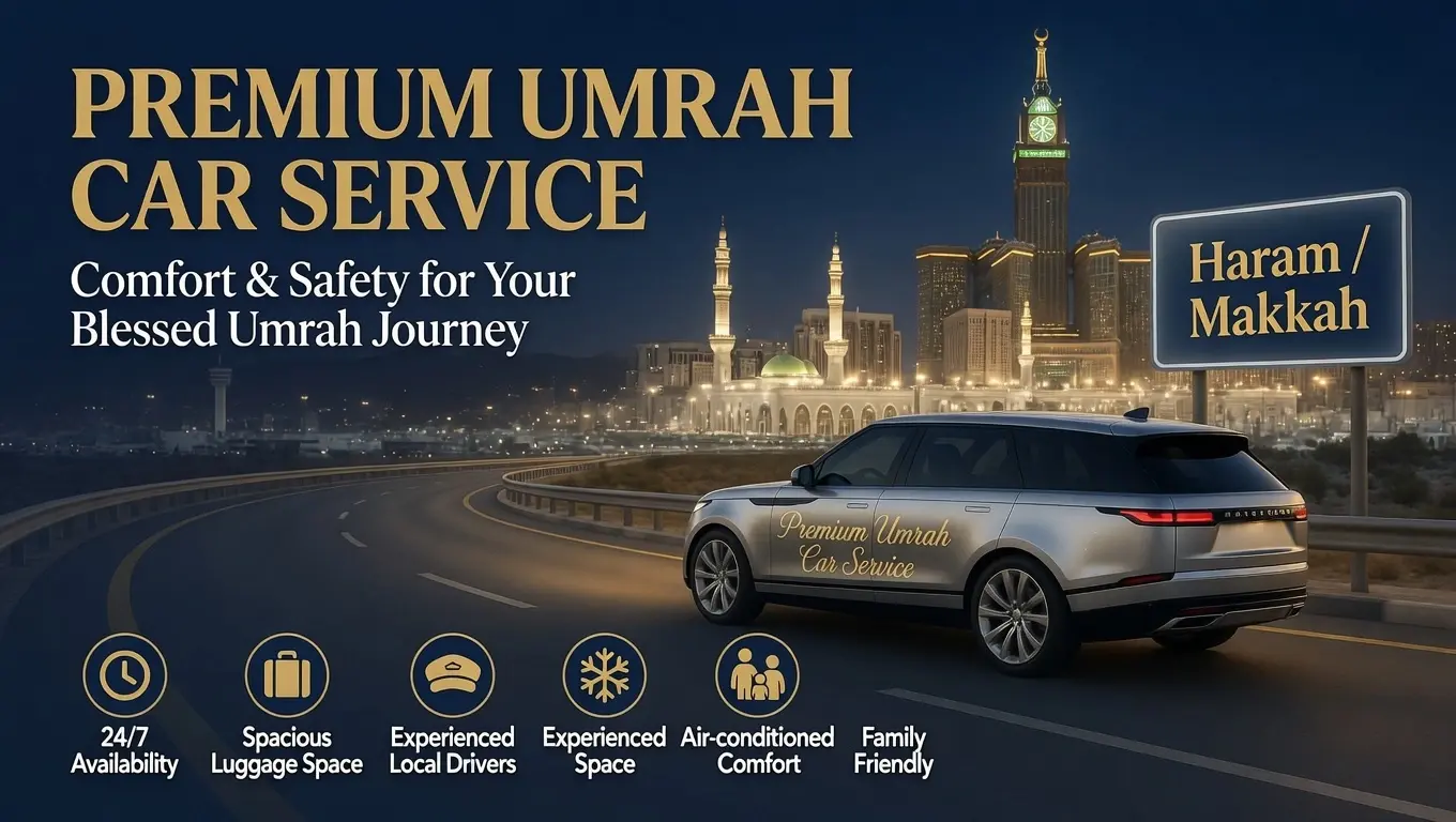 Umrah Taxi Service in Saudi Arabia